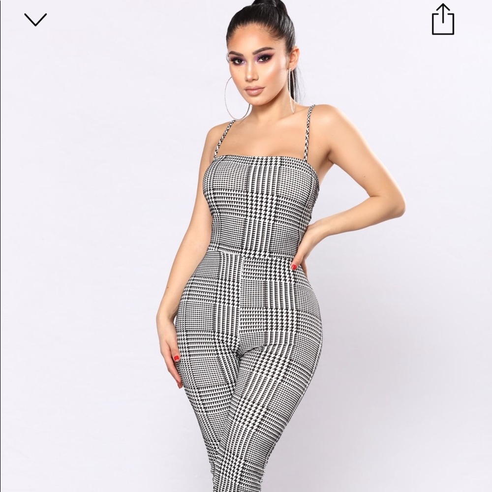 Plaid jumpsuit 🖤